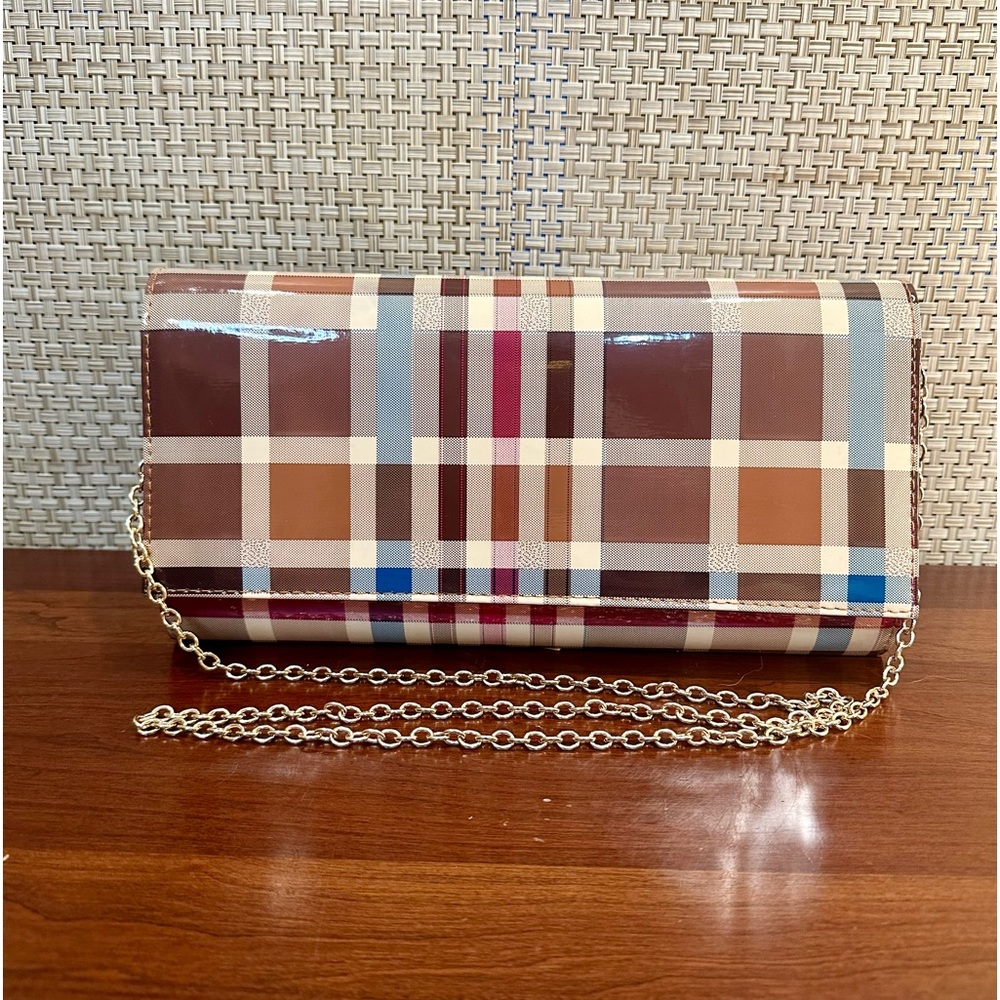 🌟2xHP🌟2017-19 Convertible Plaid Vinyl Fashion Bag by Fendour - Picture 1 of 16